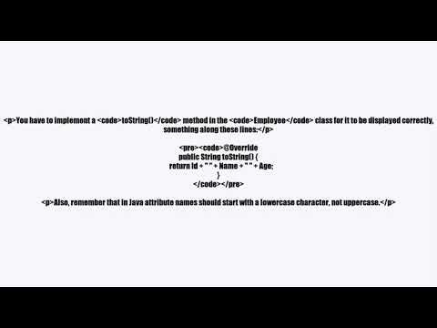 Java extracting individual data from an object list