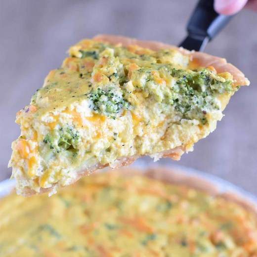 Vegan Broccoli Quiche [Gluten-Free] - Watch Learn Eat