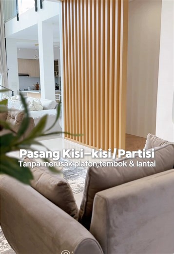 Cara Pasang Kisi-Kisi WPC untuk Sekat Ruangan