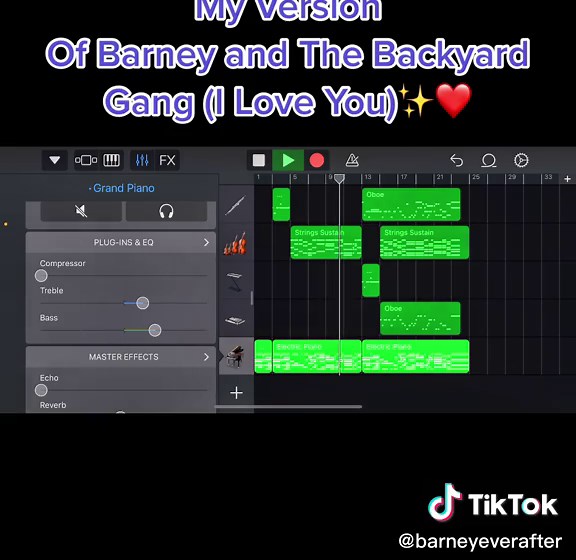Milan Green (@nostalgia_production) - My Version Of Barney and The Backyard Gang (I Love You)✨❤️
