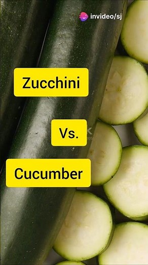 What's The BIG Difference Between Zucchinis And CUCUMBERS? No More Confusion | #facts #cucumber