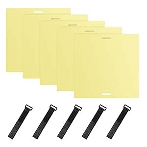 5PCS Skin Practice 7.87"x7.87" Kailund Microblading Eyebrow Practice Skin, Blank Practice Skins with Elastric Strap 3MM Double Sides Silicone for Practice Skin