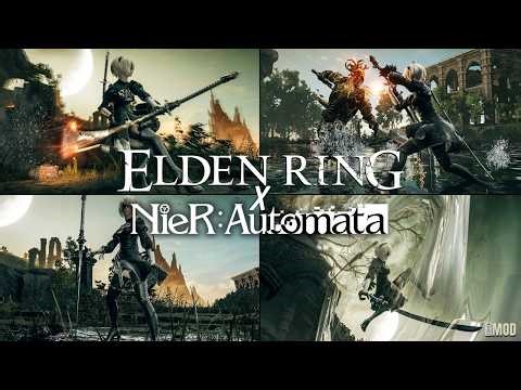 NieR's Virtuous Contract & Treaty Moveset in ELDEN RING Showcase | Elden Ring Golden Age Mod
