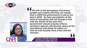 Global Corruption Perception Index: Ghana ranks 80th out of 180 countries in 2019 report. #CitiNewsroom #CitiTube | Citi TV | Facebook