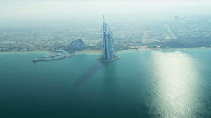 Burj Al Arab, Dubai: Drone views of iconic luxury UAE hotel