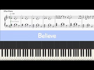 Believe - Barbie & The Diamond Castle - Piano