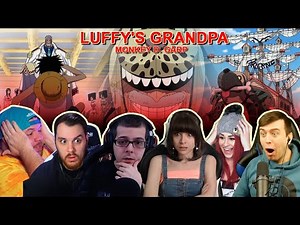 LUFFY'S GRANDPA!! Monkey D. Garp - Reaction Mashup One Piece