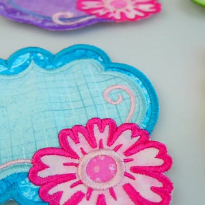 Sweet Pea Machine Embroidery on Reels | Facebook