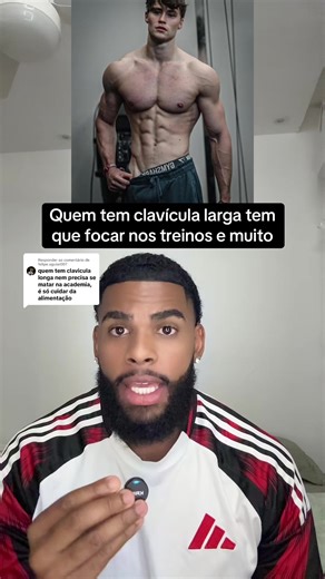 Respondendo a @felipe.aguiar007 clavícula larga tem q treinar muito! . . #academia #academia #treino #fyp #maromba