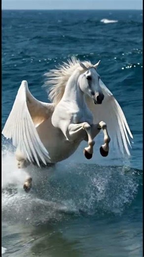 😍beautiful white horse 🐎