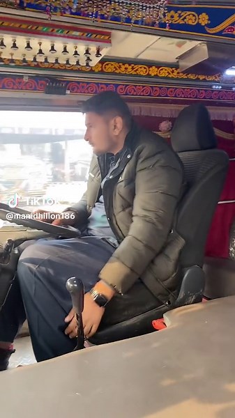 Inside a Decorated Bus: A Unique Urban Journey