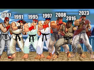 Evolution of Street Fighter Characters - 1987 to 2025