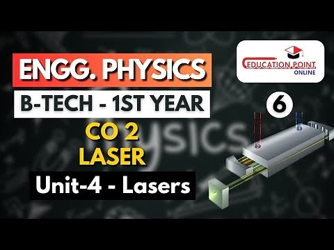 Lec 6 | Co2 Laser | Construction and Working of Co2 Laser | Engineering Physics B.Tech 1st Year