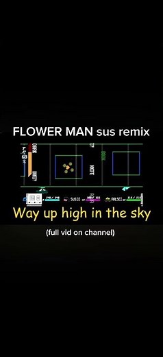 FLOWER MAN SUS REMIX (full vid on channel) DELTARUNE REMIX #deltarune #remix #humor