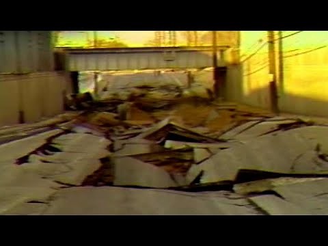 Sewer explosions in 1981 launched manhole covers into the air, devastated roads