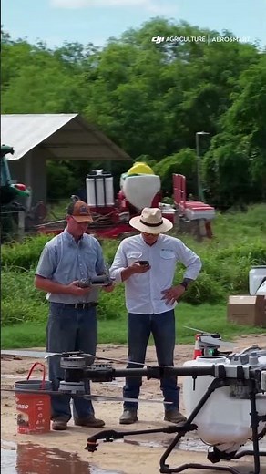 3 DJI T100 Drones in Perfect Sync 🤯 Precision Farming at Its Best