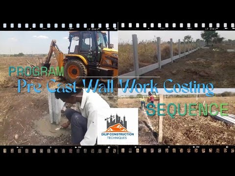 Program Sequence and Costing for Precast Wall