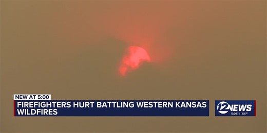 Multiple firefighters hurt battling blazes