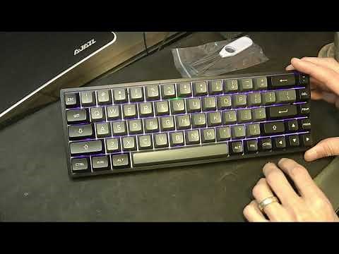 Akko 3068V2 Wireless USB, USBC Wired, Bluetooth, RGB, Hotswap, PBT 68 Key mechanical Keyboard Review