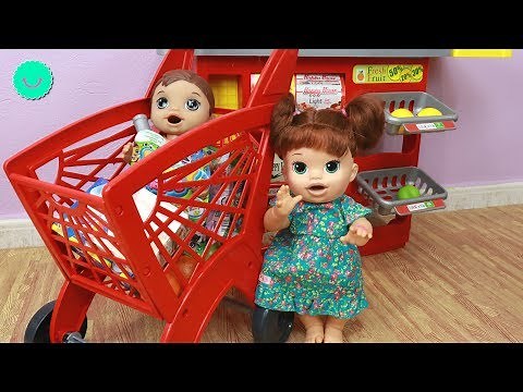 Sarita y Luke van al Supermercado con Mamá 😊 BB Juguetes