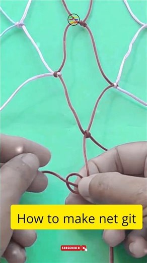 How to make net git #shorts #net #git #diy #handmade