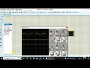 Parallel clipper circuit simulation using proteus software