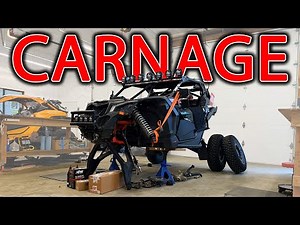Can Am X3 Smart Lok Diff Install and Post Race Repairs