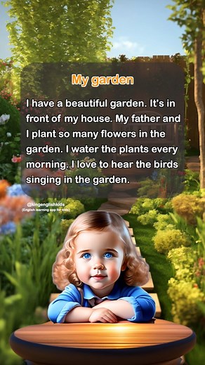English for kids - My garden #garden #englishforkids #englishanime #kingenglishkids | King English Kids