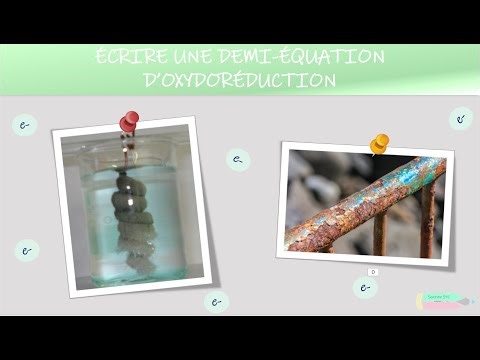 Equilibrer une demi-équation d'oxydoréduction (redox) | 1ère | Lycée | Physique-chimie
