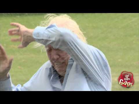 Epic Old Man - Wheelchair In Sprinkler