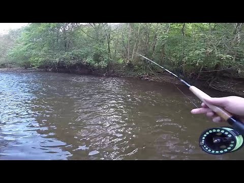 TECHNIQUE de PÊCHE a la MOUCHE et en NYMPHE en RIVIÈRE