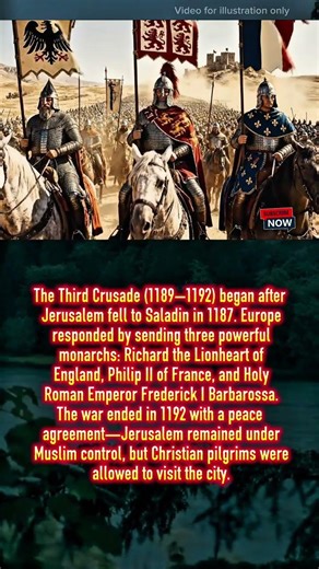 The Third Crusade: The Clash Between the Lionheart and Saladin #history #shorts #education