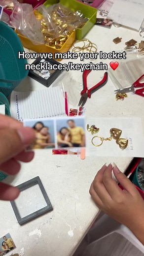 How we make your locket keychain ❤️ #braidedpersonality #gift #giftideas #keychain #locket #fyp #foryou #tutorial