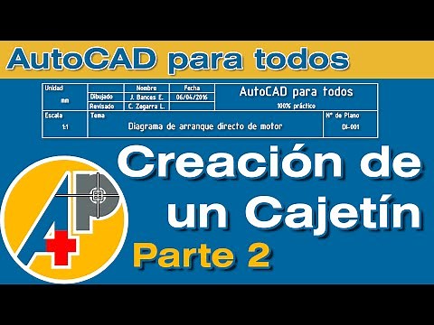 Cajetín con atributos - Parte 02 - AutoCAD