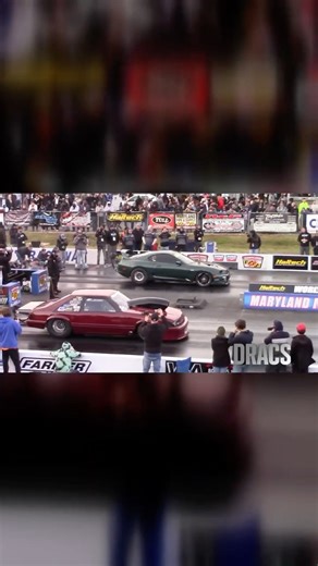 MKIV Supra vs Fox Body Mustang - Quarter mile