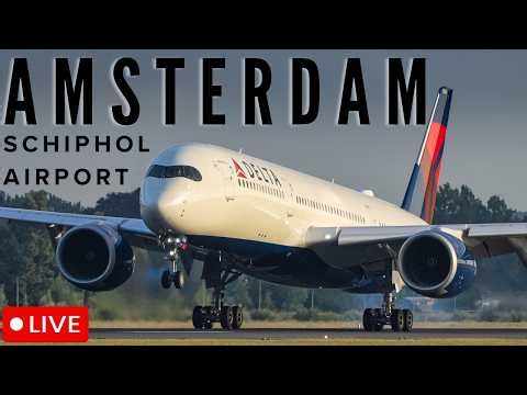 🔴LIVE Amsterdam Schiphol Airport Plane Spotting 🛫