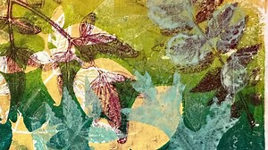 1.7K views · 21 reactions | Botanical Gel Printing online workshop is now open to register. We begin March 18th. Learn to print in multiple layers with leaves, Spanish moss, feathers, and twine in a way that keeps prints and ghost prints perfectly aligned. Mount your prints and embellish them for display or add to your art journal. 26 pre-recorded videos, one LIVE Zoom, indefinite access. Check the comments  | Paper Paintings Collage Artwork | Facebook