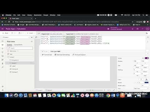 PowerApps- BASIC CALCULATION OF TWO NUMBERS #powerapps #powerapp