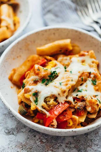 One Pot Vegetable Pasta - only 20 minutes to dinner!