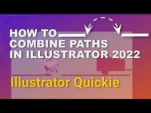 How to Join Paths in Adobe Illustrator 2022 - Illustrator Quickie