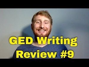 Reviewing a Real GED Essay Example with Writing Tips Pt 9