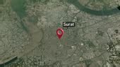High quality video of zoom to the City of Surat from space20