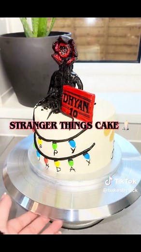 Stranger Things Themed Birthday Cake Decorating Ideas