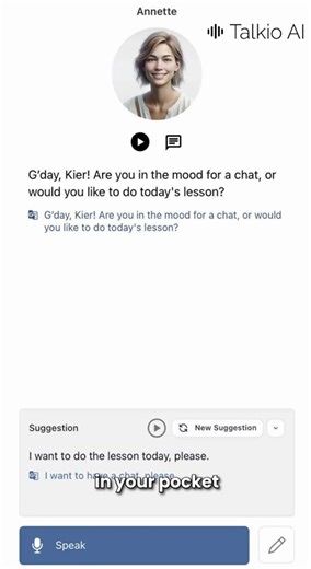 It’s not lessons. It’s real conversations with an AI speaking tutor. 💡 It gives instant feedback on pronunciation & fluency. 💡 Helps you talk naturally about travel, work, dating, anything. No stress. Just speaking. And it actually works. 👉 Try it free for 7 days. | Talkio AI