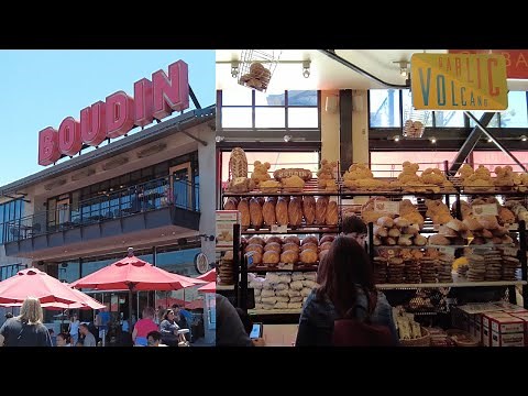 [4K] Tour of Boudin Bakery, a San Francisco, California icon