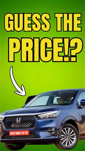 Guess the price of the car and Win #honda