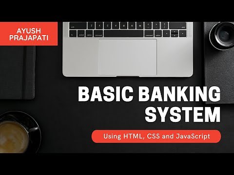Basic Banking System Website With Source Code | Web Development | Ayush Prajapati