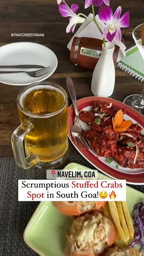 Nestled in the beautiful village of Navelim this little Goan restaurant serves the best stuffed crabs and Goan cuisine. Drop by Martin’s Place (NAVELIM) for the best of Stuffed Crabs, Fresh Seafood and Authentic Goan Delicacies. 📍Martin’s Place - The Village Bistro & Pub Navelim, Jackniband, Salcete, Goa. Landmark - Behind Padre Pio Chapel Moddi, Navelim. For reservation 📞 now : 9764368257 / 9422641010 🎥 @thatcheesygoan | Amche Goa