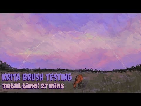 Testing New Brushes in Krita #1