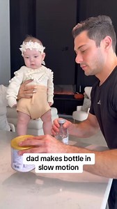 1.7M views · 14K reactions | Dad making baby bottle in slow motion | KrysandKareem | Facebook